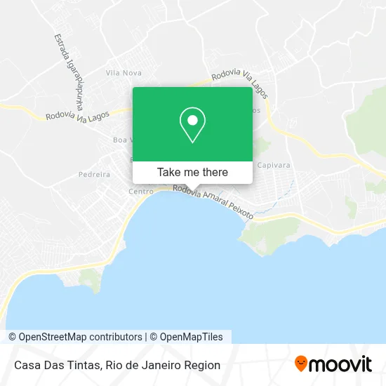Casa Das Tintas map
