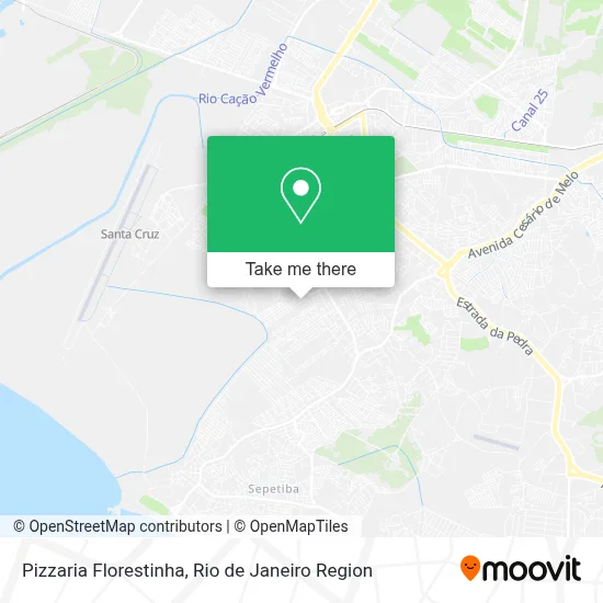 Pizzaria Florestinha map