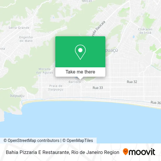 Bahia Pizzaria E Restaurante map