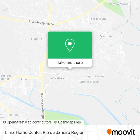 Lima Home Center map