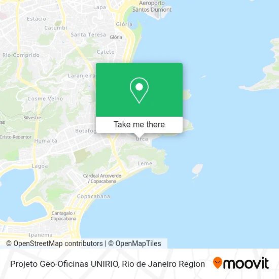 Projeto Geo-Oficinas UNIRIO map