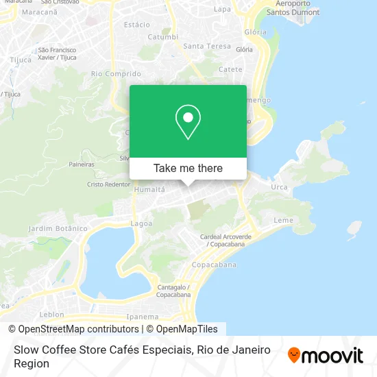 Slow Coffee Store Cafés Especiais map