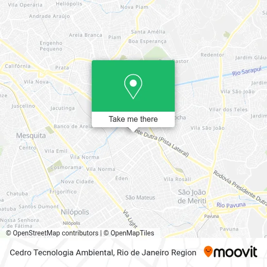 Cedro Tecnologia Ambiental map