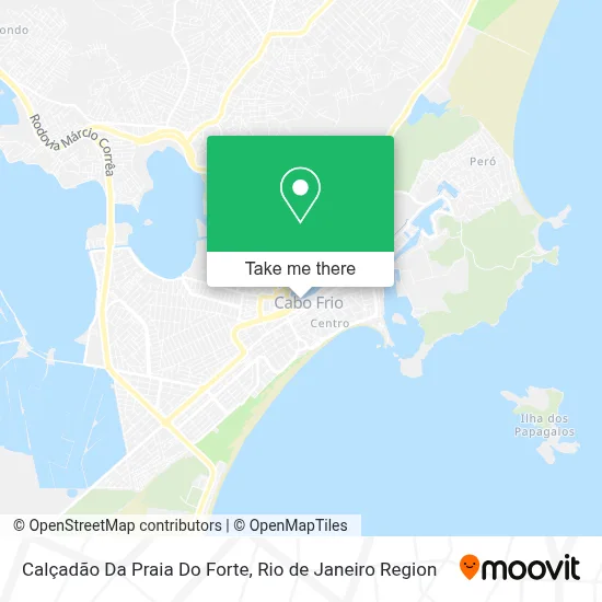 Calçadão Da Praia Do Forte map