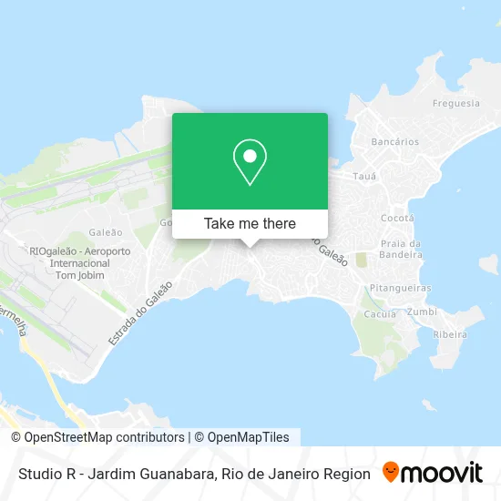 Studio R - Jardim Guanabara map