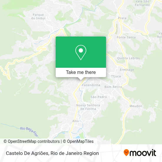 Castelo De Agriões map