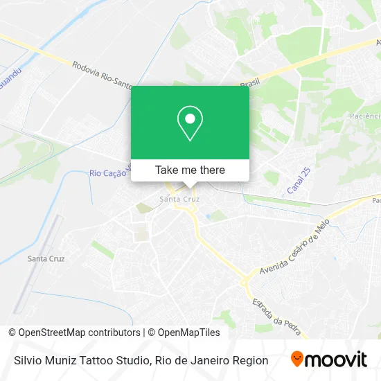 Silvio Muniz Tattoo Studio map