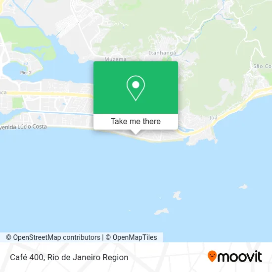 Café 400 map