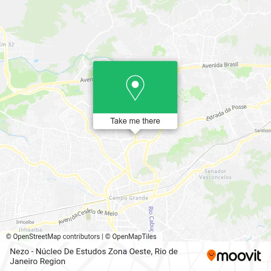 Nezo - Núcleo De Estudos Zona Oeste map