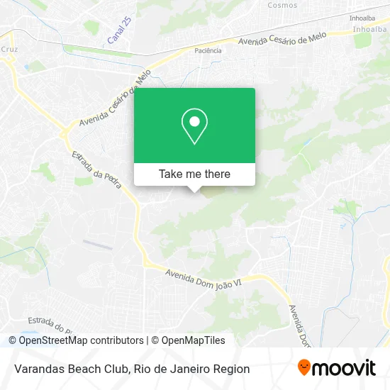 Varandas Beach Club map
