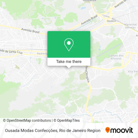 Ousada Modas Confecções map