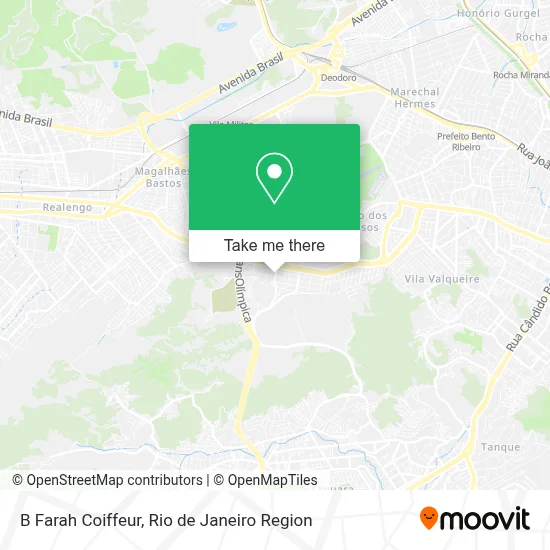 B Farah Coiffeur map