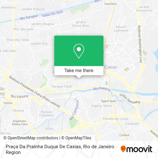 Praça Da Prainha Duque De Caxias map