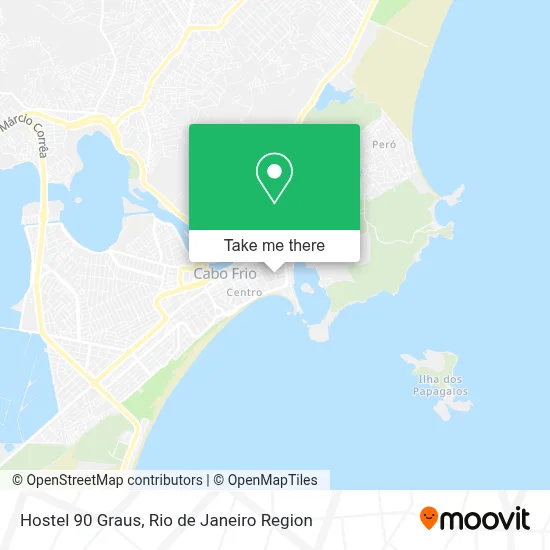 Hostel 90 Graus map