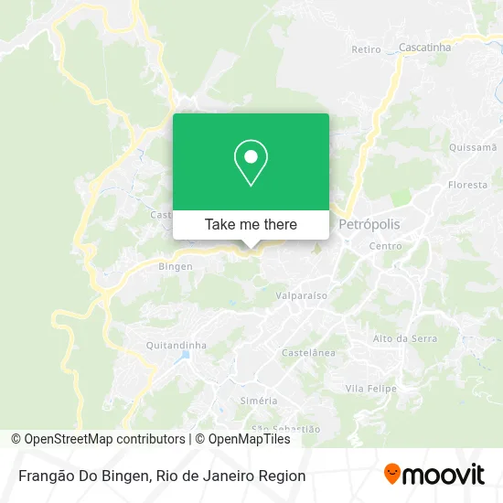 Frangão Do Bingen map