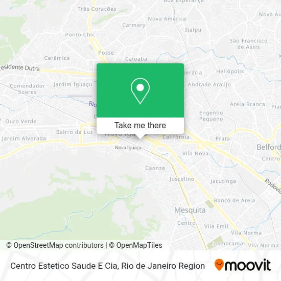 Centro Estetico Saude E Cia map