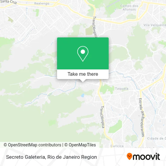 Secreto Galeteria map