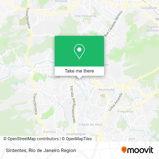 Sirdentes map