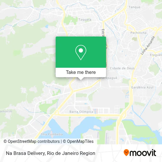 Na Brasa Delivery map