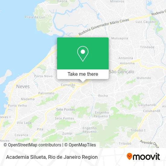 Academia Silueta map