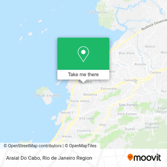 Araial Do Cabo map