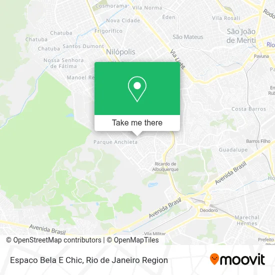 Espaco Bela E Chic map