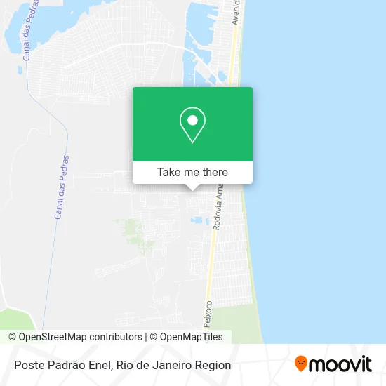 Poste Padrão Enel map