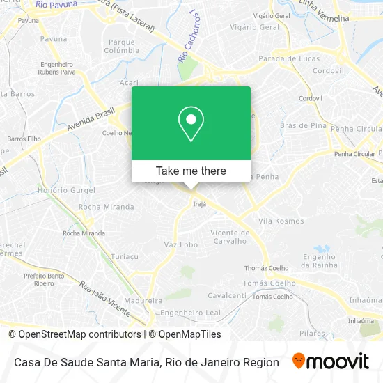 Casa De Saude Santa Maria map