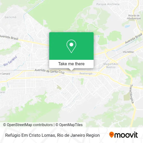 Refúgio Em Cristo Lomas map