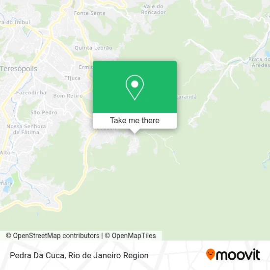 Pedra Da Cuca map