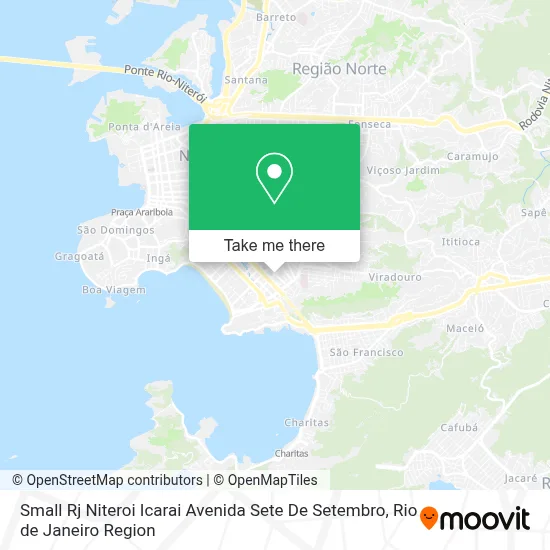 Small Rj Niteroi Icarai Avenida Sete De Setembro map