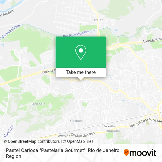 Pastel Carioca "Pastelaria Gourmet" map
