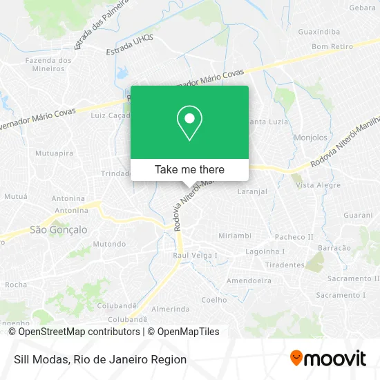 Sill Modas map