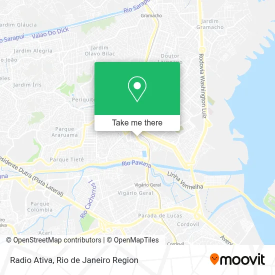 Radio Ativa map