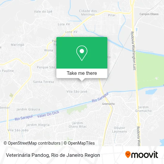 Veterinária Pandog map
