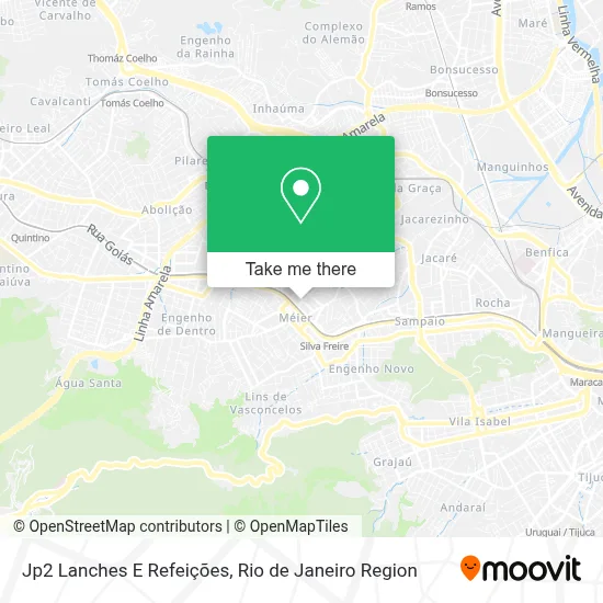 Jp2 Lanches E Refeições map
