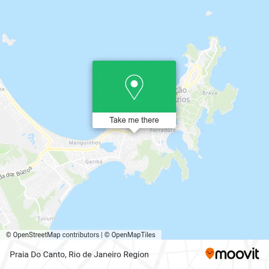Praia Do Canto map