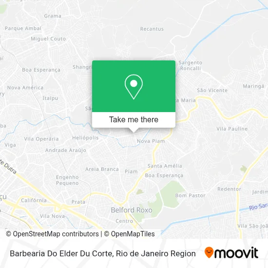 Barbearia Do Elder Du Corte map