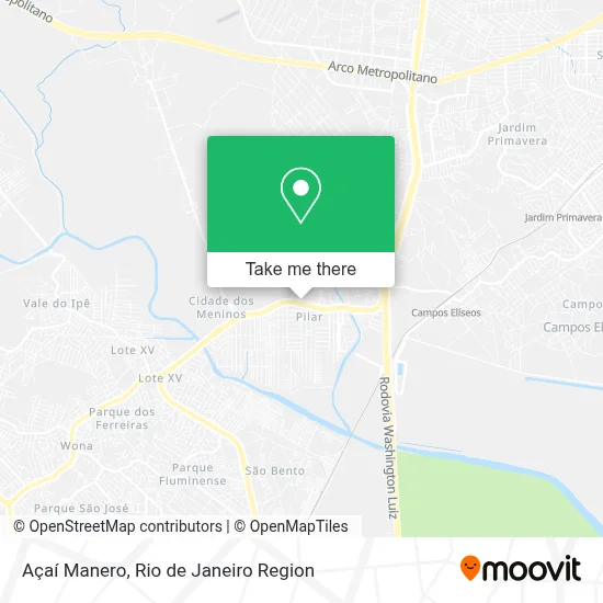 Açaí Manero map