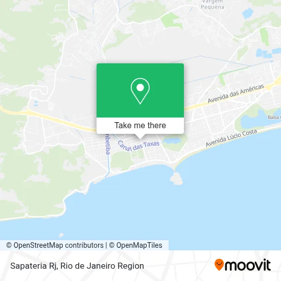 Sapateria Rj map