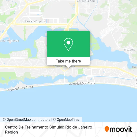 Centro De Treinamento Simular map