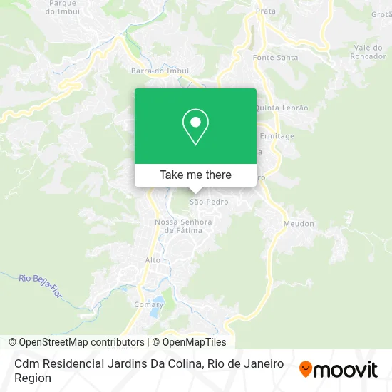 Cdm Residencial Jardins Da Colina map