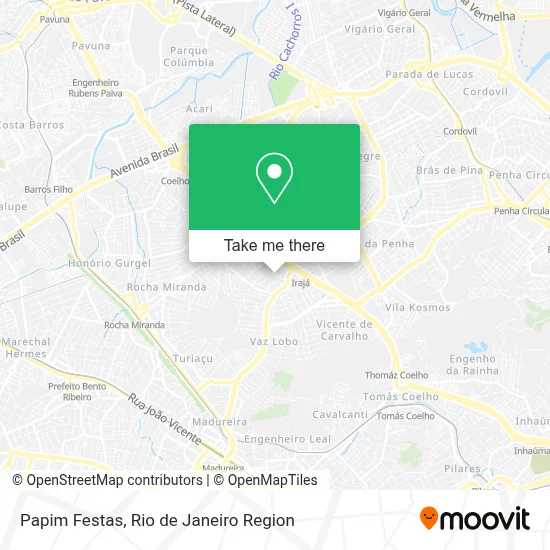 Papim Festas map
