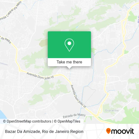 Bazar Da Amizade map