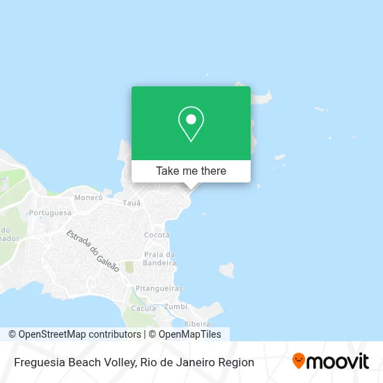 Freguesia Beach Volley map