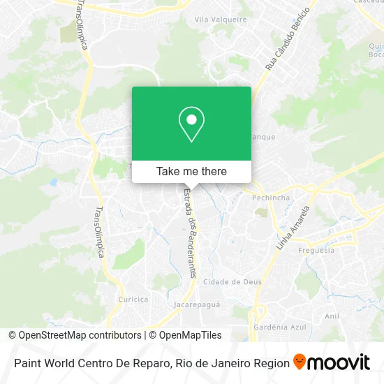 Paint World Centro De Reparo map