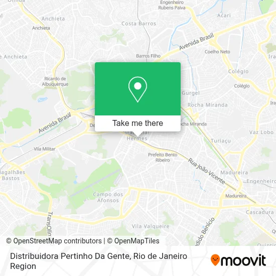 Distribuidora Pertinho Da Gente map