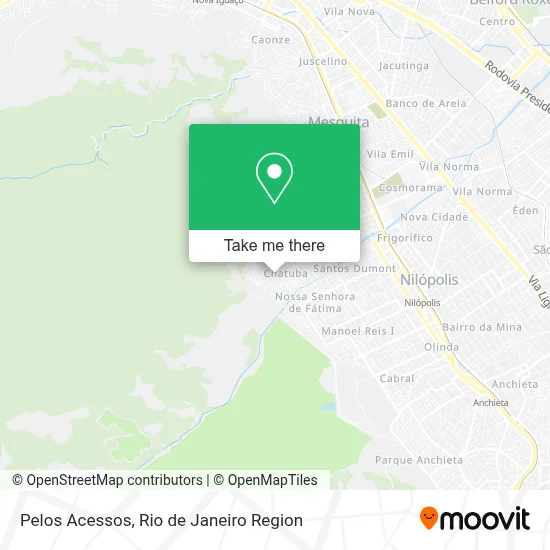 Pelos Acessos map