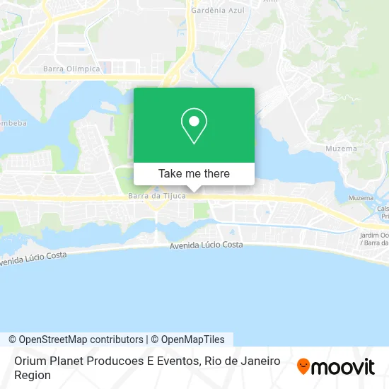 Orium Planet Producoes E Eventos map
