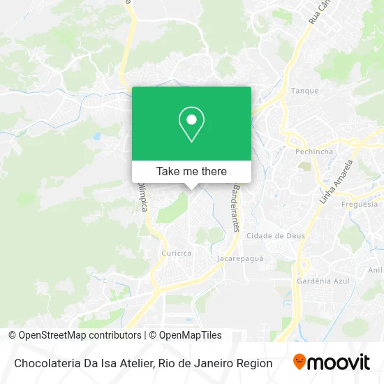 Chocolateria Da Isa Atelier map